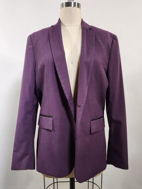 INC International Concepts Purple Skull-Lined Jacket